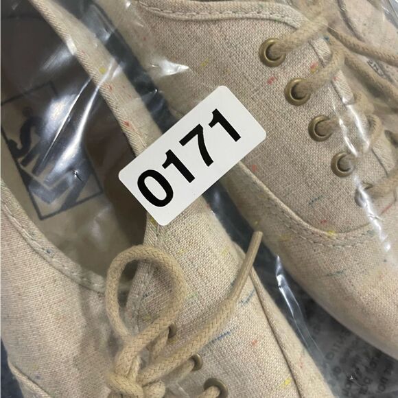 Vans Authentic Lo Pro Speckled Canvas Sneakers Size 10 - Picture 8 of 8